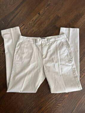 J.Crew 770 Stretch Chinos Ivory 34x34